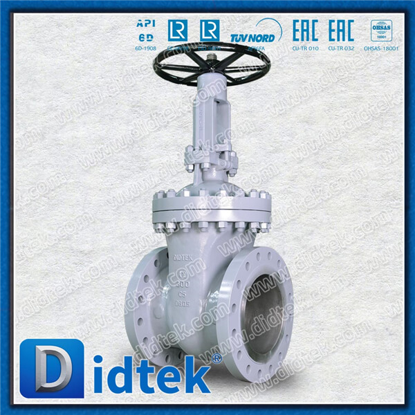 Didtek 300LB 12" High Temperature 500℃ ASTM A217 C5 Gate Valve