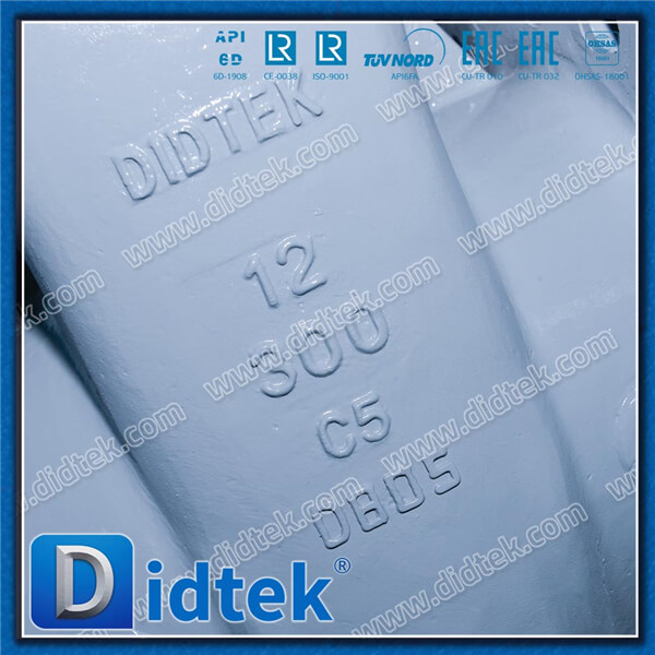 Didtek 300LB 12" High Temperature 500℃ ASTM A217 C5 Gate Valve