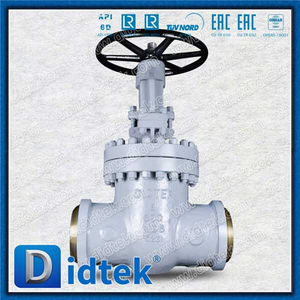 Didtek Butt Weld Carbon Steel WCB 8'' 600 Gate Valve