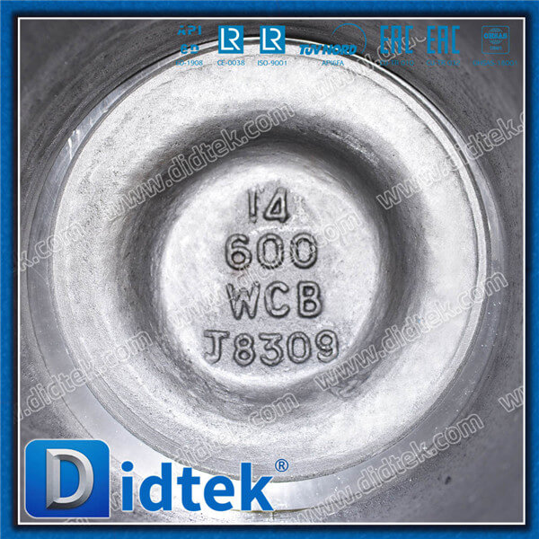 Didtek Cast Steel 14" 600LB WCB Flange Gear Operate BB Trim 8 Gate Valve