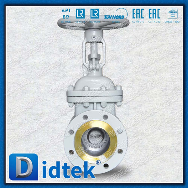 Didtek Flanged RF #150 ASME B16.34 A216 Gr.WCB OS & Y Trim No.5 Handwheel Gate Valve 