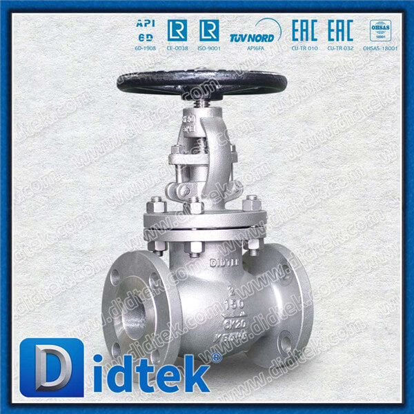 Didtek Chemical 32% Caustic ASTM A351 Gr.CK20 Globe Valve