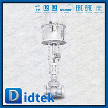 Didtek Steam WC6 3'' Pneumatic Flanged Globe Valve