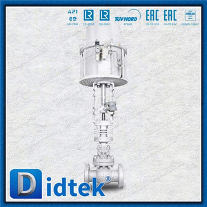 Didtek Steam WC6 3'' Pneumatic Flanged Globe Valve