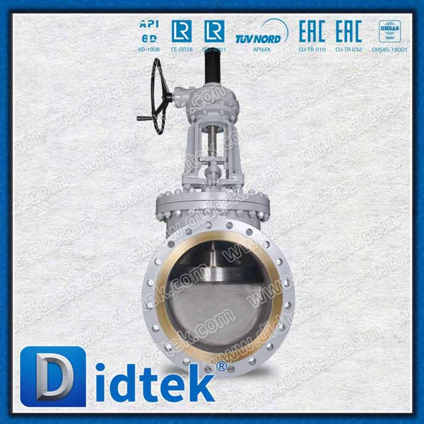Didtek 20inch Bevel Gear Carbon Steel RF Csat Steel Globe Valve