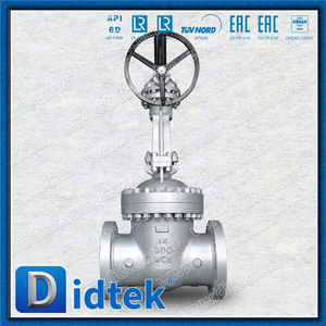 Didtek Cast Steel 14" 600LB WCB Flange Gear Operate BB Trim 8 Gate Valve