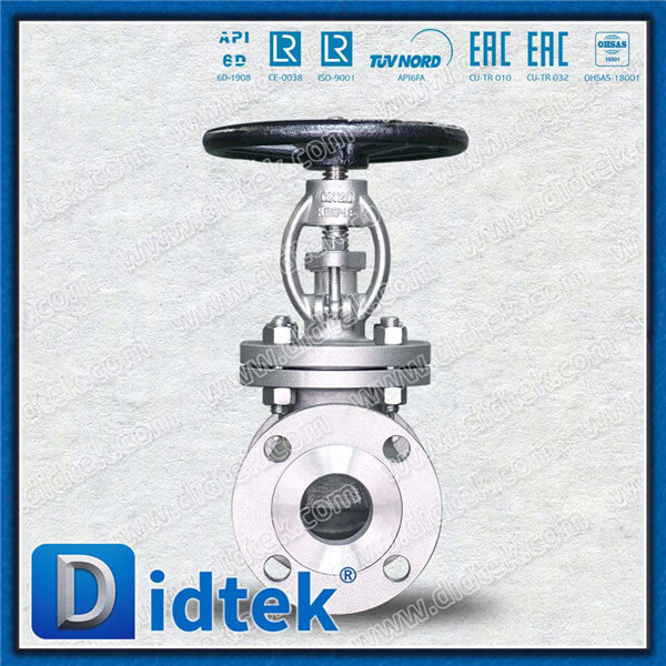 Didtek Chemical 32% Caustic ASTM A351 Gr.CK20 Globe Valve