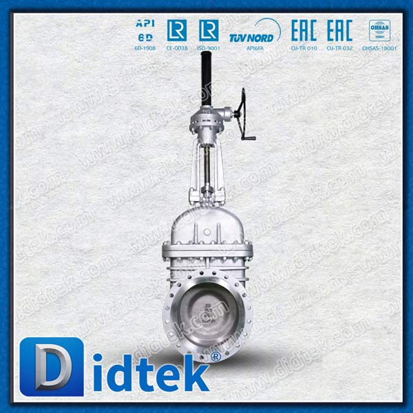 Didtek Bevel Gear Industry ANSI 20inch Big Size Gate Valve