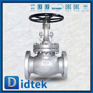 Didtek Chemical Industry SS CF8M 316 Hand Wheel Globe Valve 