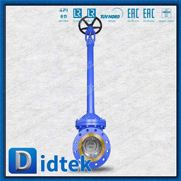 Didtek Low Escape Extension Bonnet Bellow Sealed Gate Valve