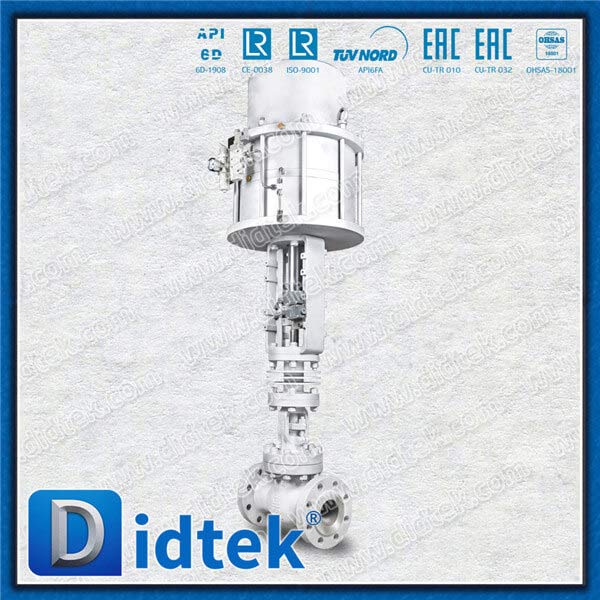 Didtek Steam WC6 3'' Pneumatic Flanged Globe Valve