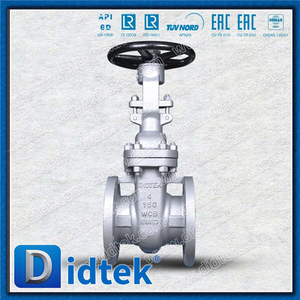 Didtek Cast Steel 4" WCB Hand Wheel Flange Gate Valve 