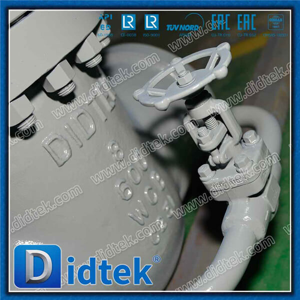 Didtek Butt Weld 8'' 600LB Gate Valve With Bypass