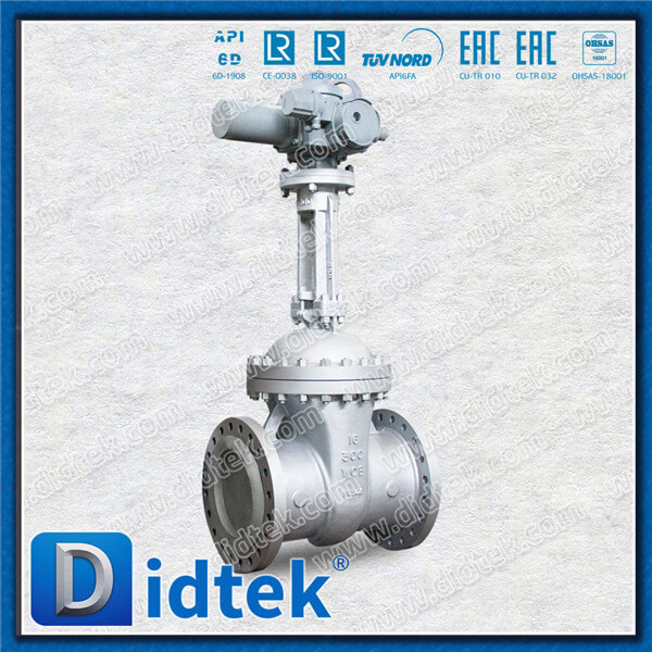 Didtek Stainless Steel WCB Bolt Bonnet Motor OP OS&Y Gate Valve
