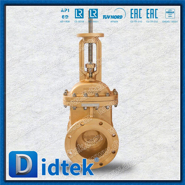 Didtek CuSn10Zn2 Alunimion Bronze Sea Water Gate Valve