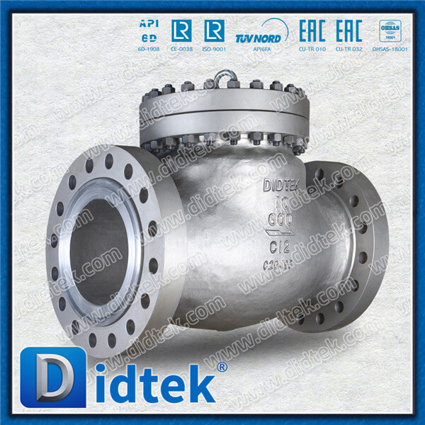 Didtek Alloy Steel C12 High Temperature 10" 600LB Swing Check Valve