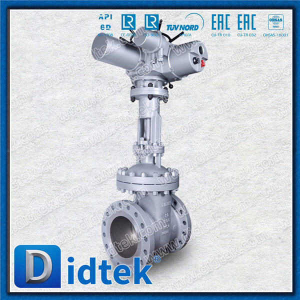 Didtek Industrial API600 WCB Electrical Operator Gate Valve