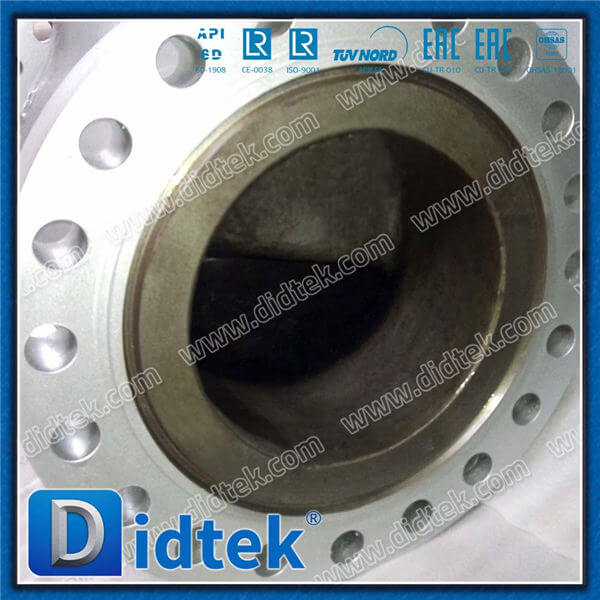 Didtek Cast Steel A216 WCB Gear OP Balanced Disc Globe Valve
