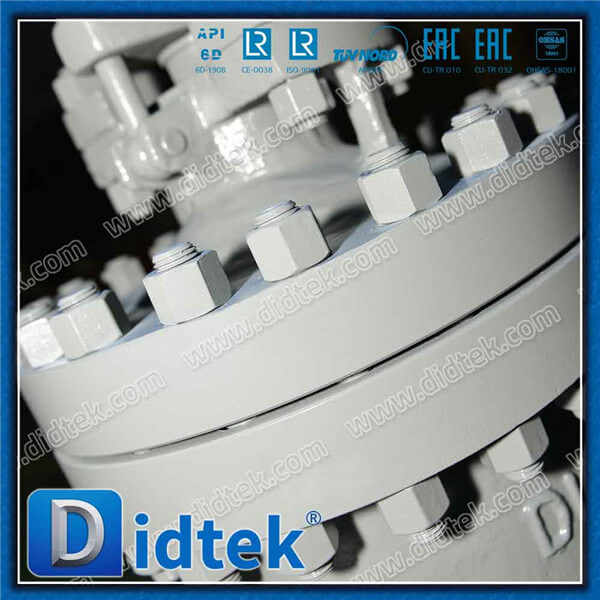 Didtek Butt Weld 8'' 600LB Gate Valve With Bypass