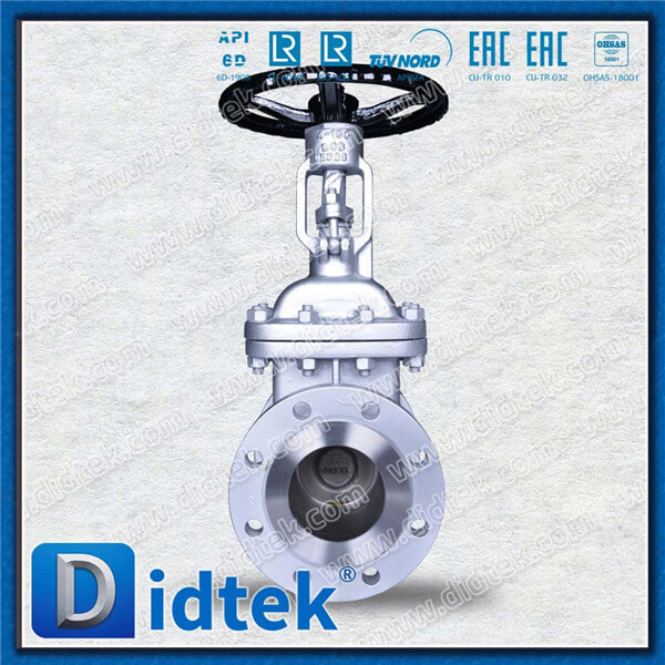 Didtek Cryogenic 4" 150LB LCB Hand Wheel RF Gate Valve