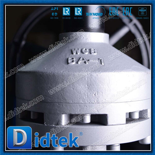Didtek Carbon Steel Gear Operator RF Trim.8 Gate Valve 