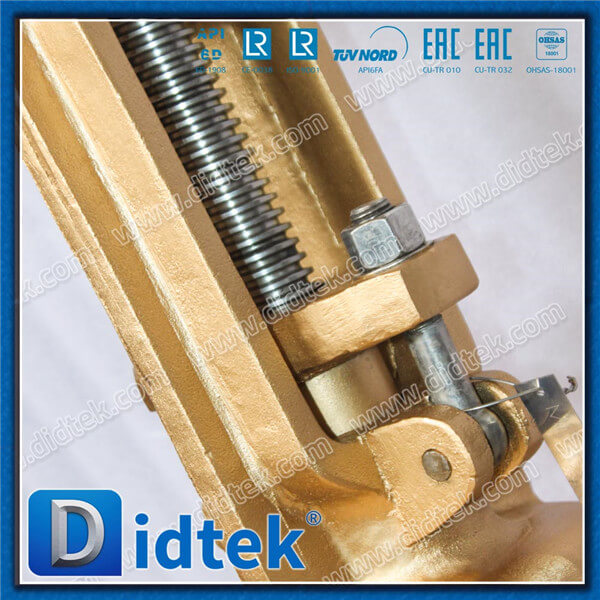 Didtek CuSn10Zn2 Alunimion Bronze Sea Water Gate Valve