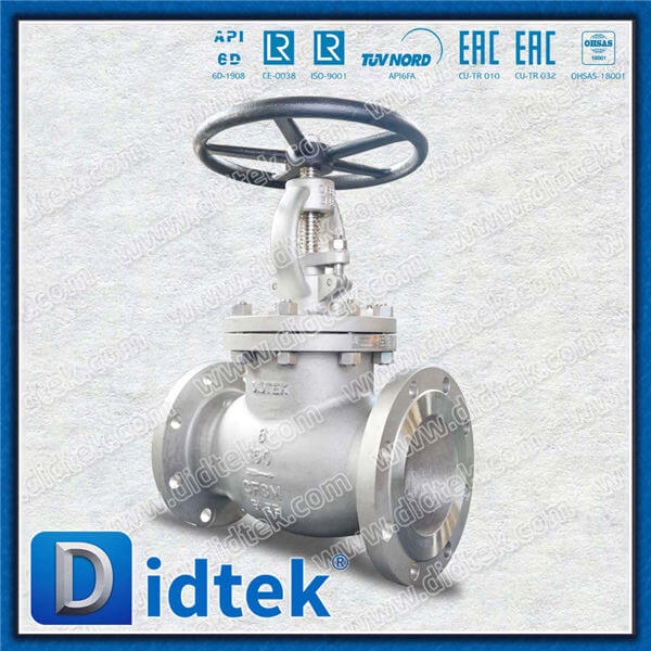Didtek Stainless Steel 6inch 150LB SS316 CF8M Globe Valve