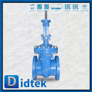 Didtek ISO Mounting Cast Steel Gate Valve With Bare Shaft