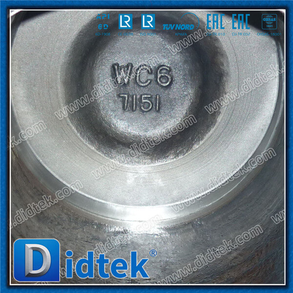 Didtek Alloy Steel WC6 Single Acting Spring Return Pneumatic Gate Valve