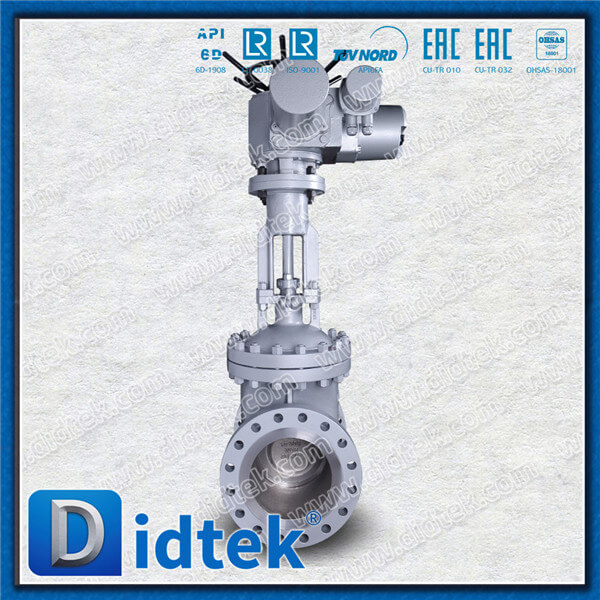 Didtek Industrial API600 WCB Electrical Operator Gate Valve
