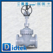 Didtek 12'' 600LB Gate Valve WCB Trim#1 Flange RF With Bevel Gear