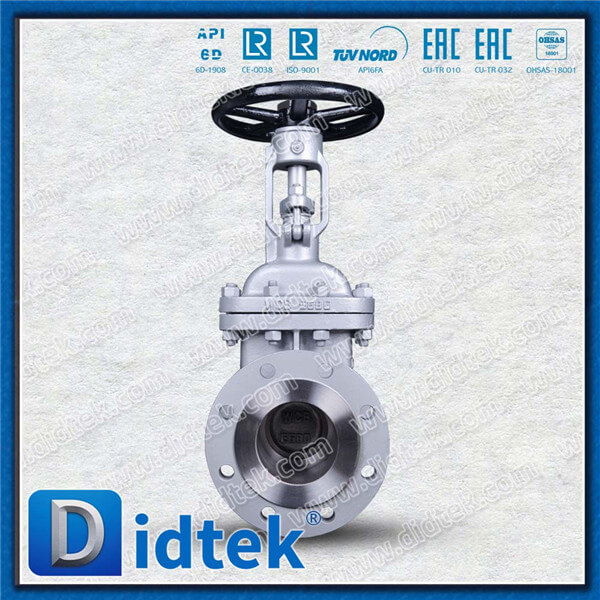 Didtek Cast Steel 4" WCB Hand Wheel Flange Gate Valve 