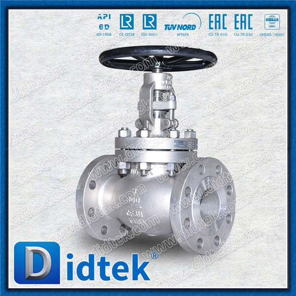 Didtek Stainless Steel Bolted Bonnet Globe Valve