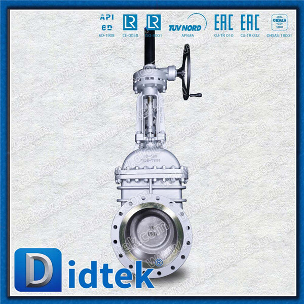 Didtek Carbon Steel Gear Operator RF Trim.8 Gate Valve 