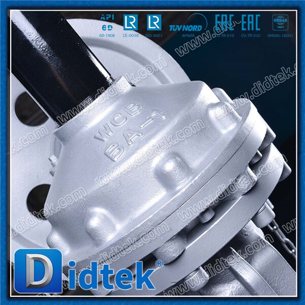 Didtek 150LB 14 Inch Cast Steel Gate Valve With Chain Wheel Driven