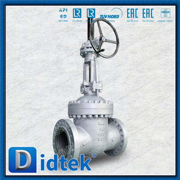 Didtek Cast Steel 14" 600LB WCB Flange Gear Operate BB Trim 8 Gate Valve