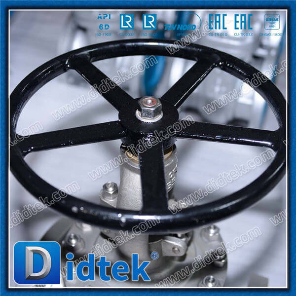 Didtek Chemical Industry SS CF8M 316 Hand Wheel Globe Valve 
