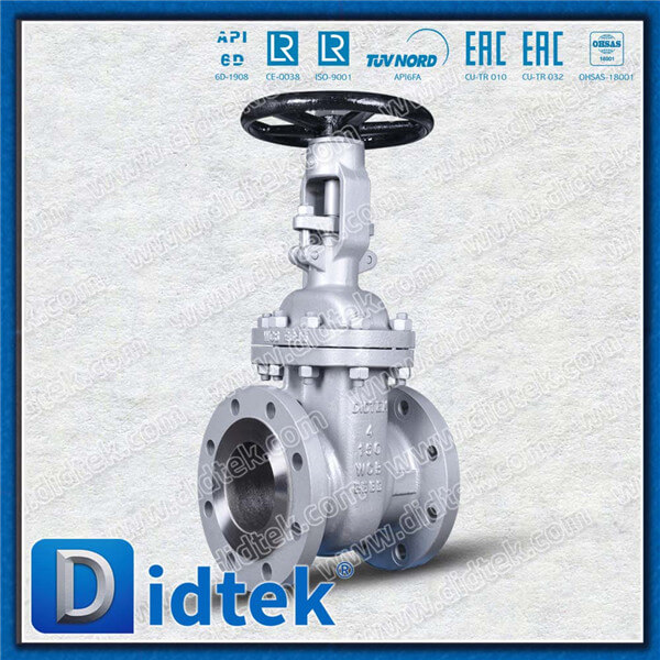 Didtek Cast Steel 4" WCB Hand Wheel Flange Gate Valve 