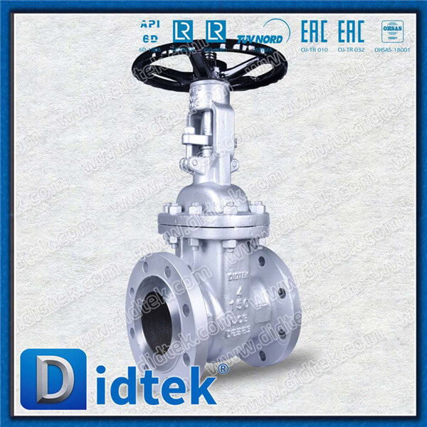 Didtek Cryogenic 4" 150LB LCB Hand Wheel RF Gate Valve