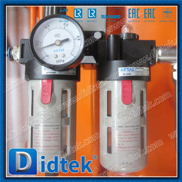 Didtek Pneumatic Single Acting 16inch 900LB Chromium Nickel Molybdenum Steel Gate Valves