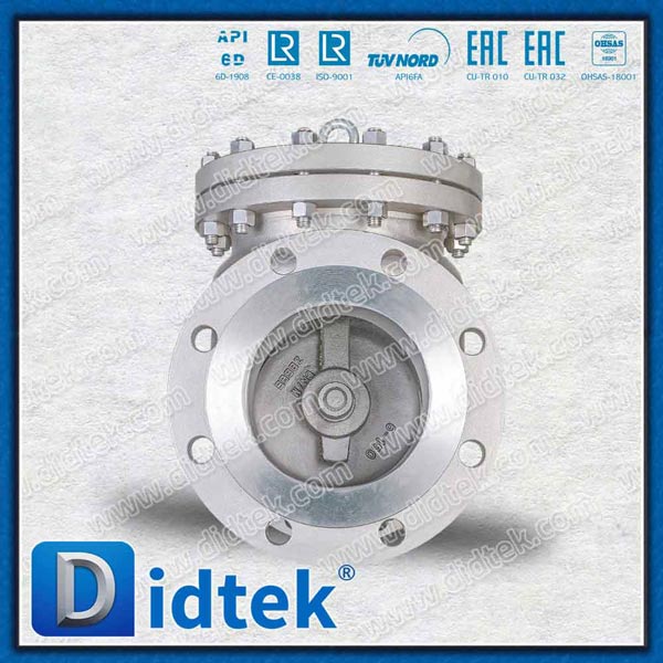 Didtek Industrial 6'' SS Cast Steel Flanged Swing Check Valve