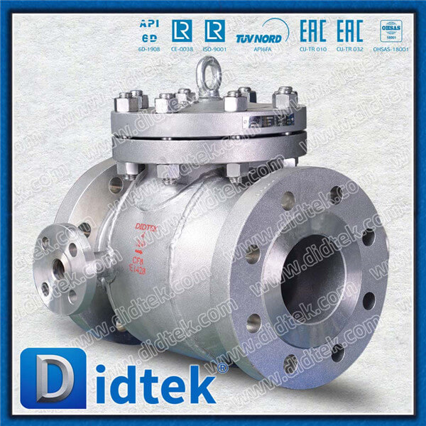 Didtek 4inch 300LB CF8 SS304 Heat Jacket Swing Check Valve